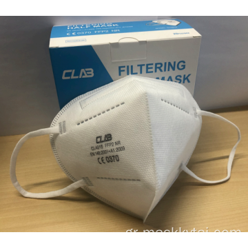 Μάσκα Anti-Dust KN95 που αναπνέει 5-στρώμα με άνετους ελαστικούς βρόχους